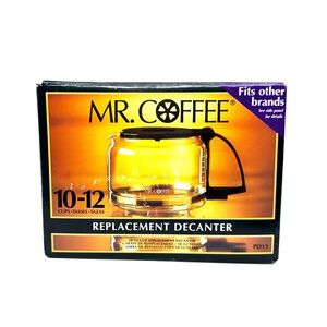 Mr. Coffee 10-12 Cup Glass Replacement Decanter Carafe Fits Other Brands